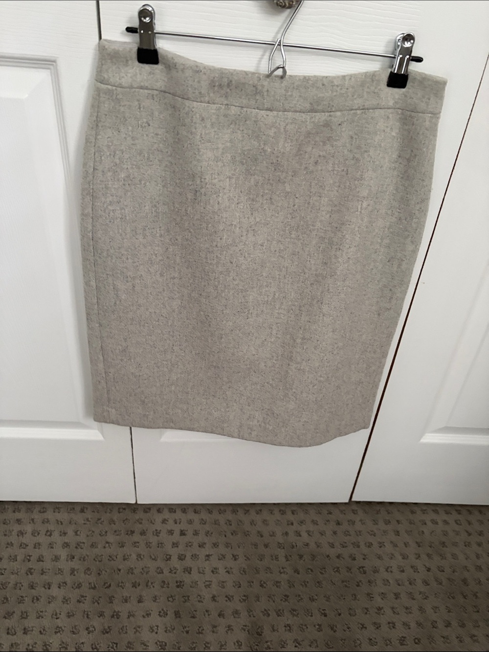 J. Crew Factory Light Gray Pencil Skirt